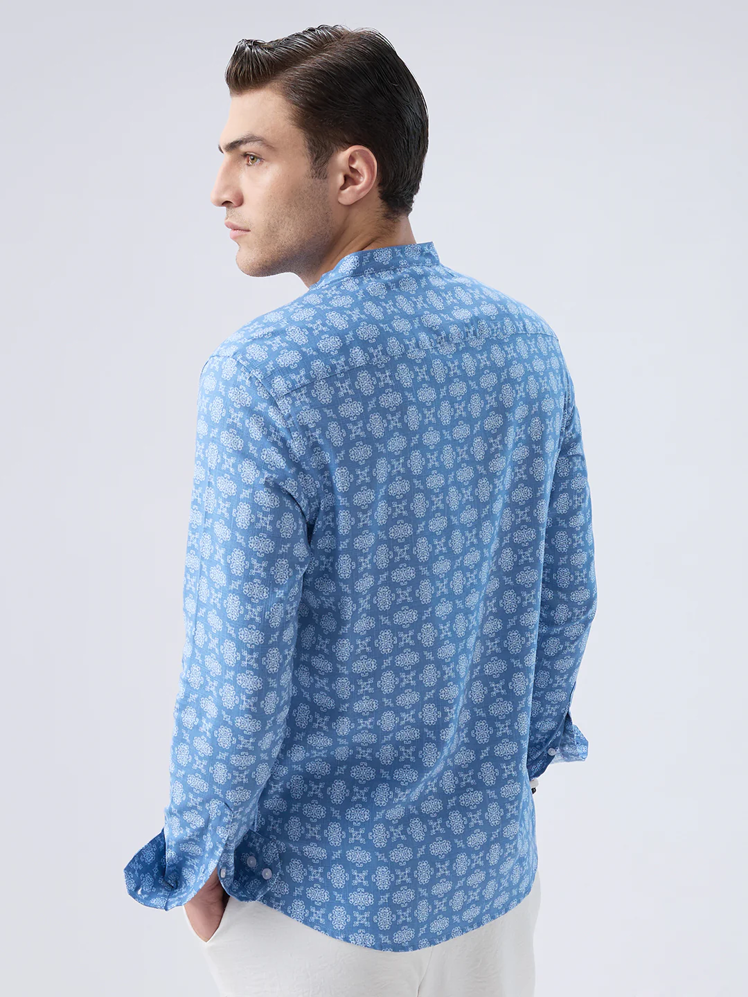 Boho Bloom Blue Kurta - Image 7