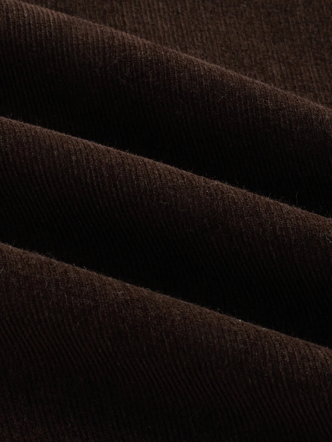 Carob Brown Corduroy Cuffless Oversized Shirt - Image 9