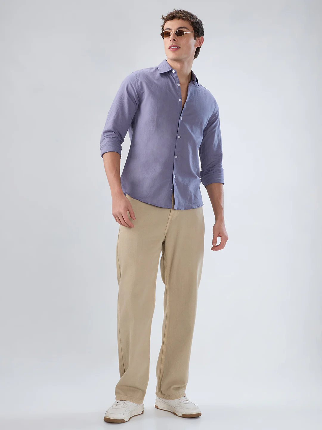 Dusty Lavender Linen Luxe Shirt - Image 8
