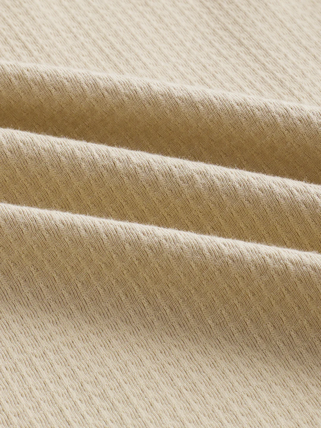 Mist Beige Jacquard Knit Everyday Shirt - Image 8