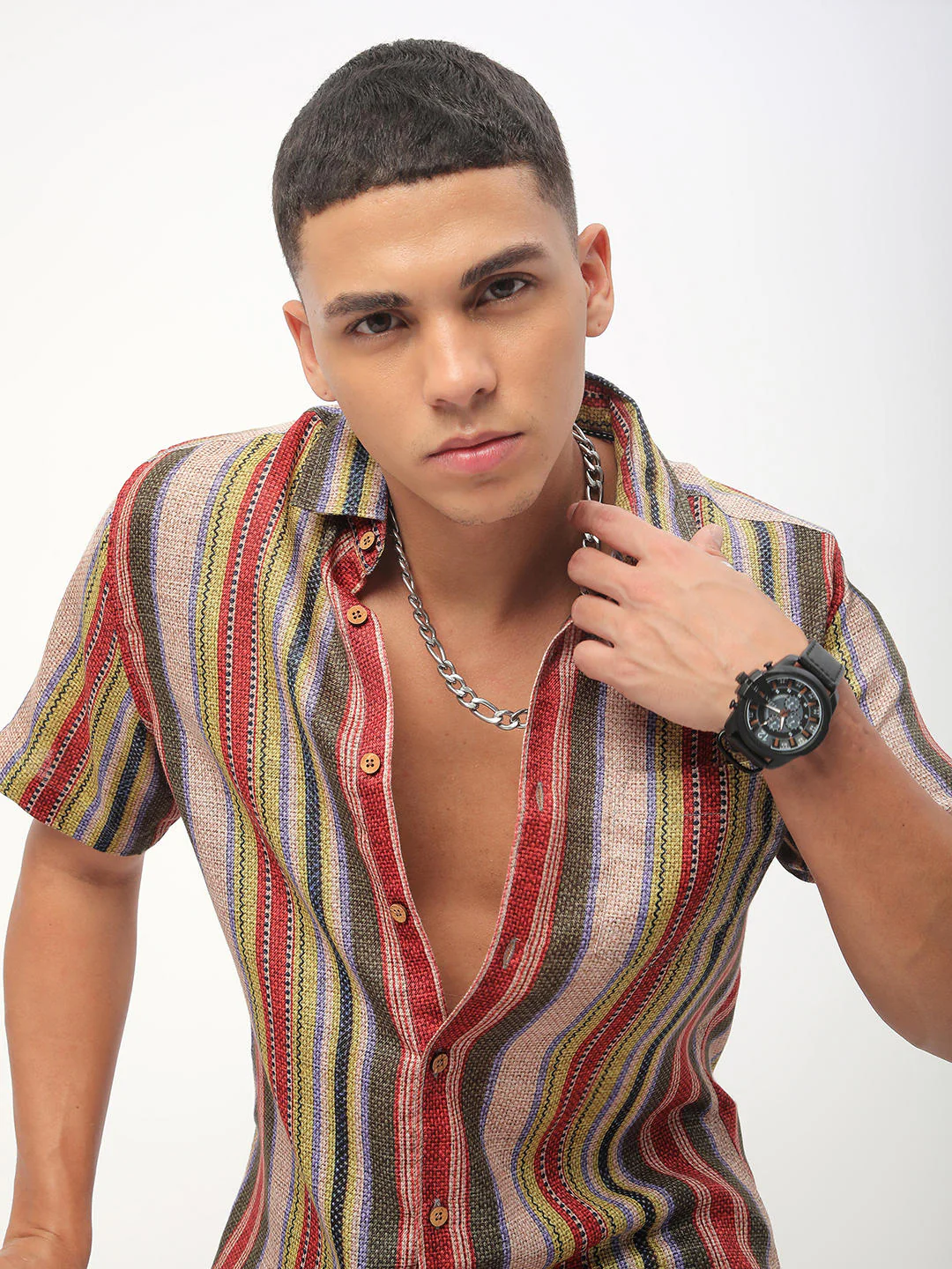 Multicolour Striped Shirt