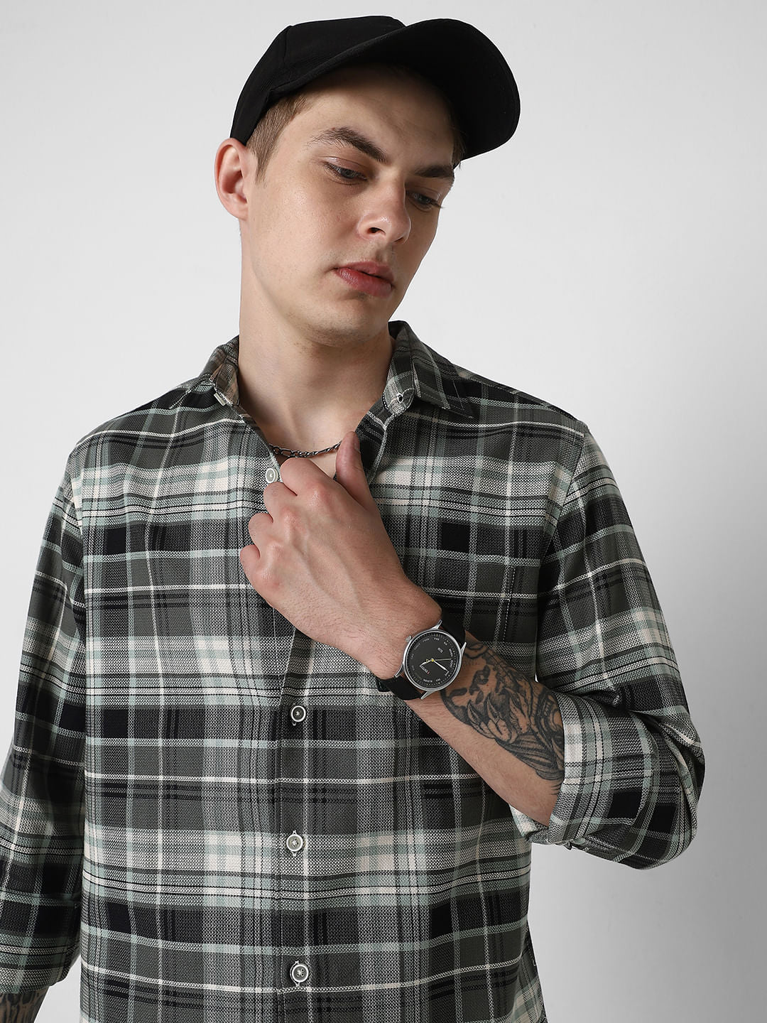 Premium Giza Cotton Plaid Checkered Shirt - Image 2