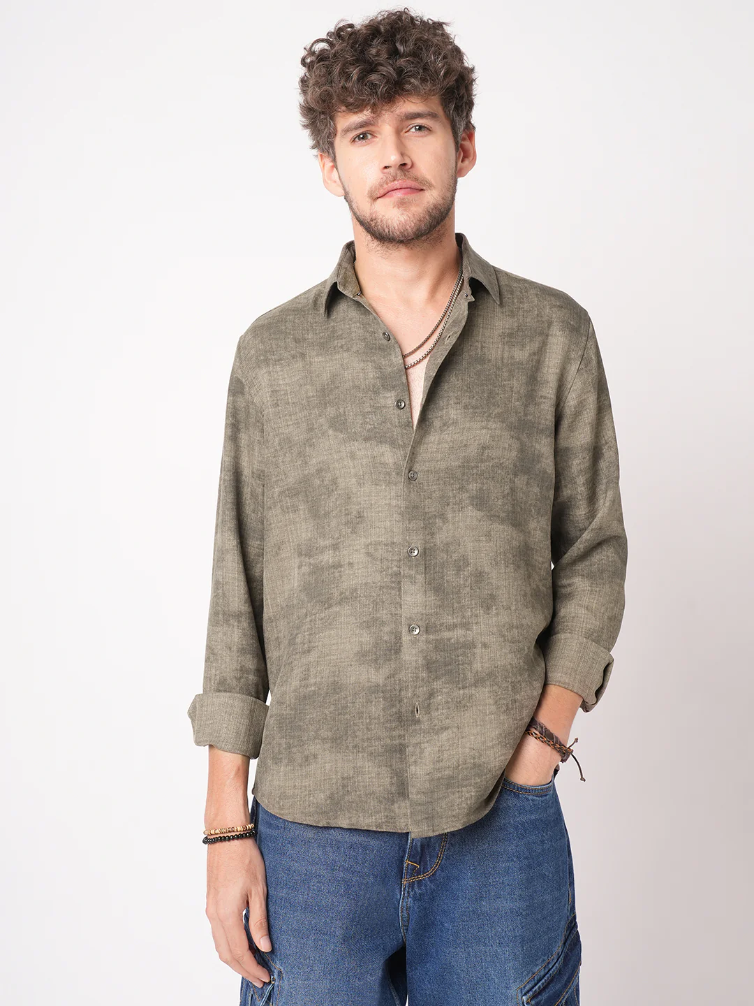 Vintage Brown Plushy Shirt - Image 4