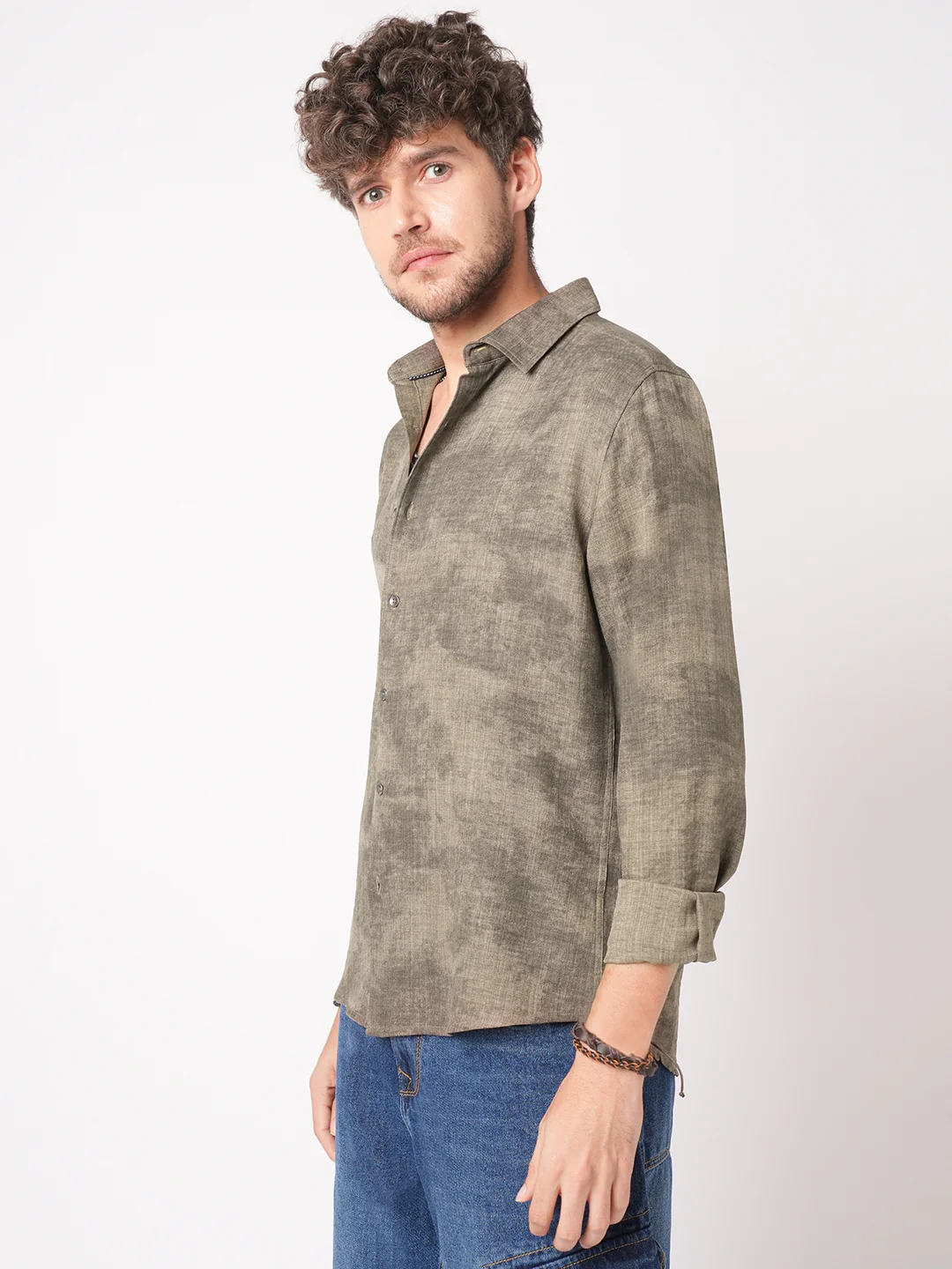 Vintage Brown Plushy Shirt - Image 5