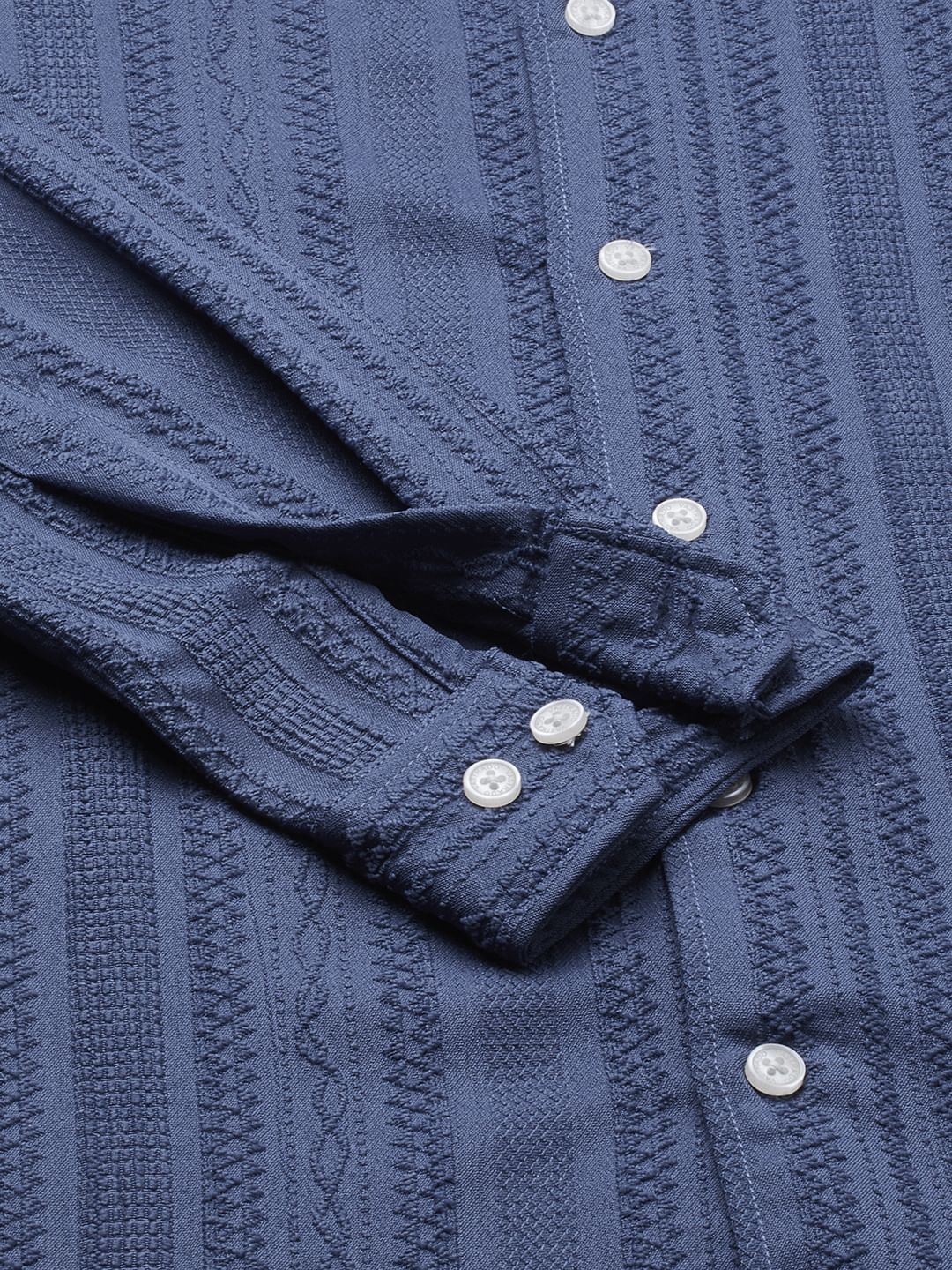 Yale Blue Jacquard Shirt - Image 9